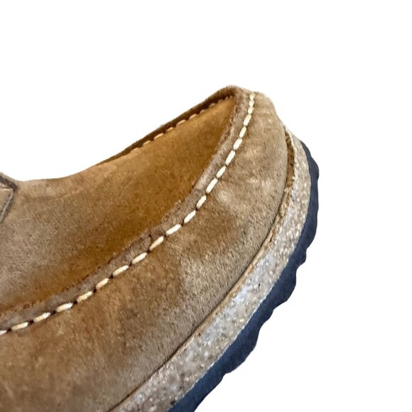 Birkenstock Buckley Tan Slip-On Backless Shoes Closed Toe Size 40 9 Women's - Picture 8 of 15